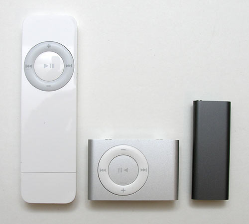 ipod shuffle versions