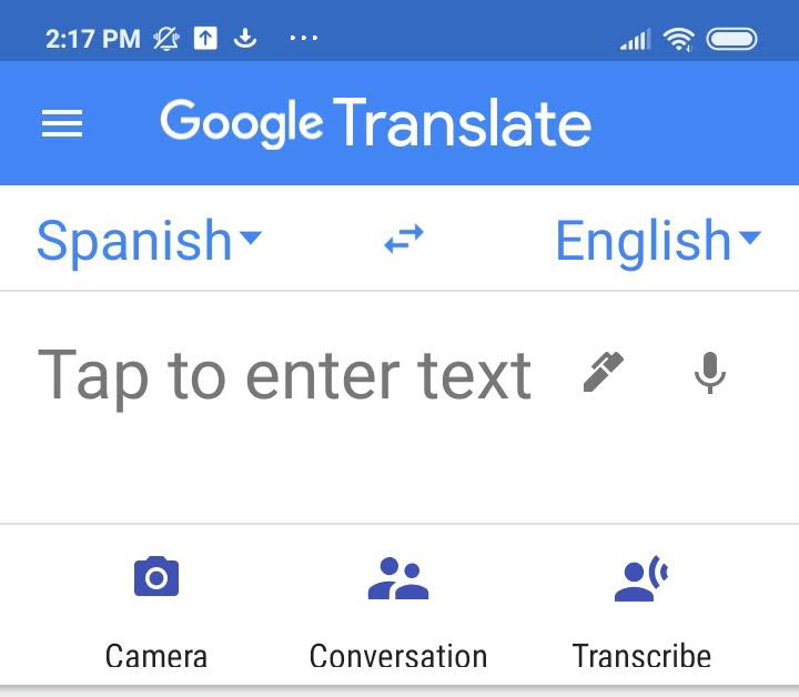 google translate app android